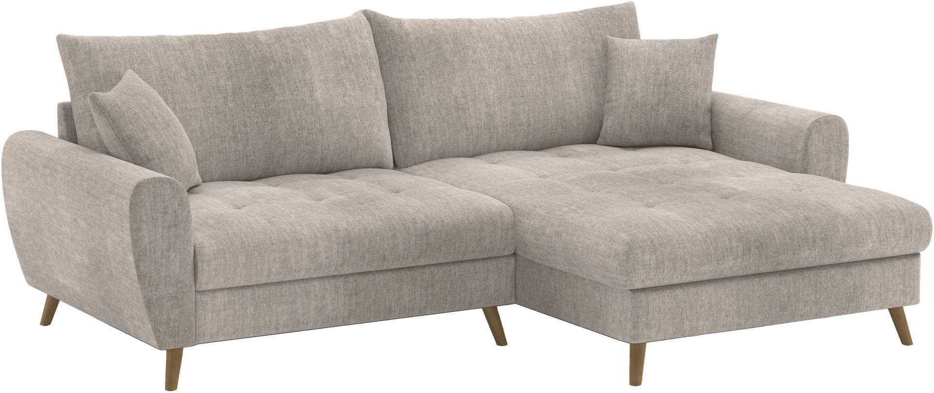 Mr. Couch Ecksofa »Blackburn II L-Form«, Wahlweise mit Kaltschaumpolsterung bis 140 kg belastbar von Mr. Couch