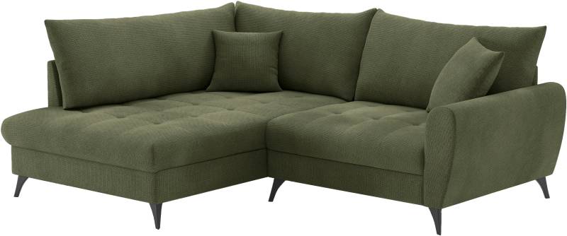 Mr. Couch Ecksofa »Blackburn II L-Form«, Wahlweise mit Kaltschaumpolsterung bis 140 kg belastbar von Mr. Couch