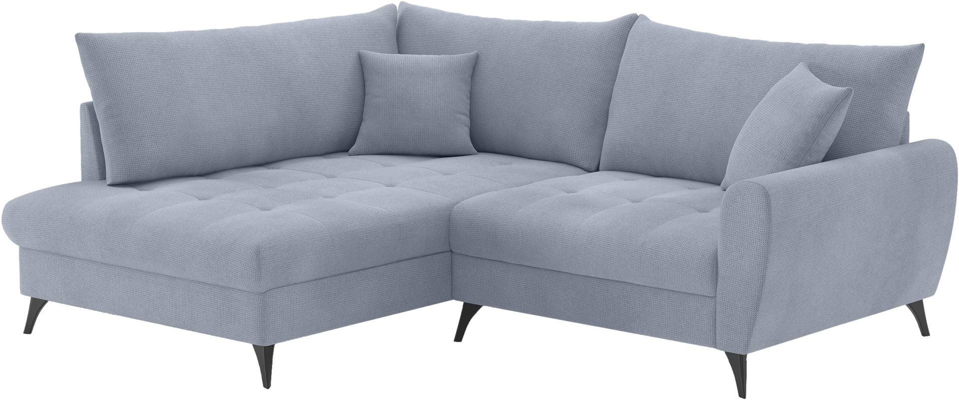 Mr. Couch Ecksofa »Blackburn II L-Form«, Wahlweise mit Kaltschaumpolsterung bis 140 kg belastbar von Mr. Couch