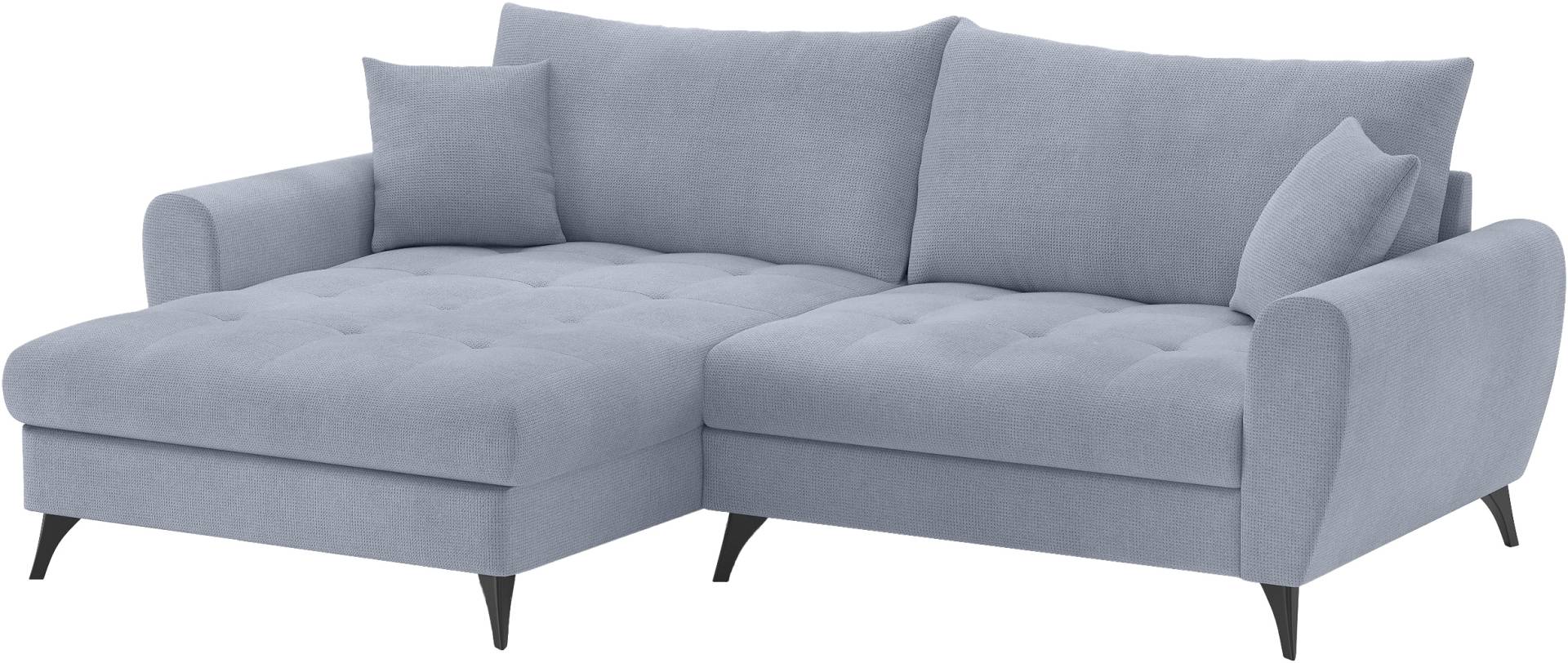 Mr. Couch Ecksofa »Blackburn II L-Form«, Wahlweise mit Kaltschaumpolsterung bis 140 kg belastbar von Mr. Couch