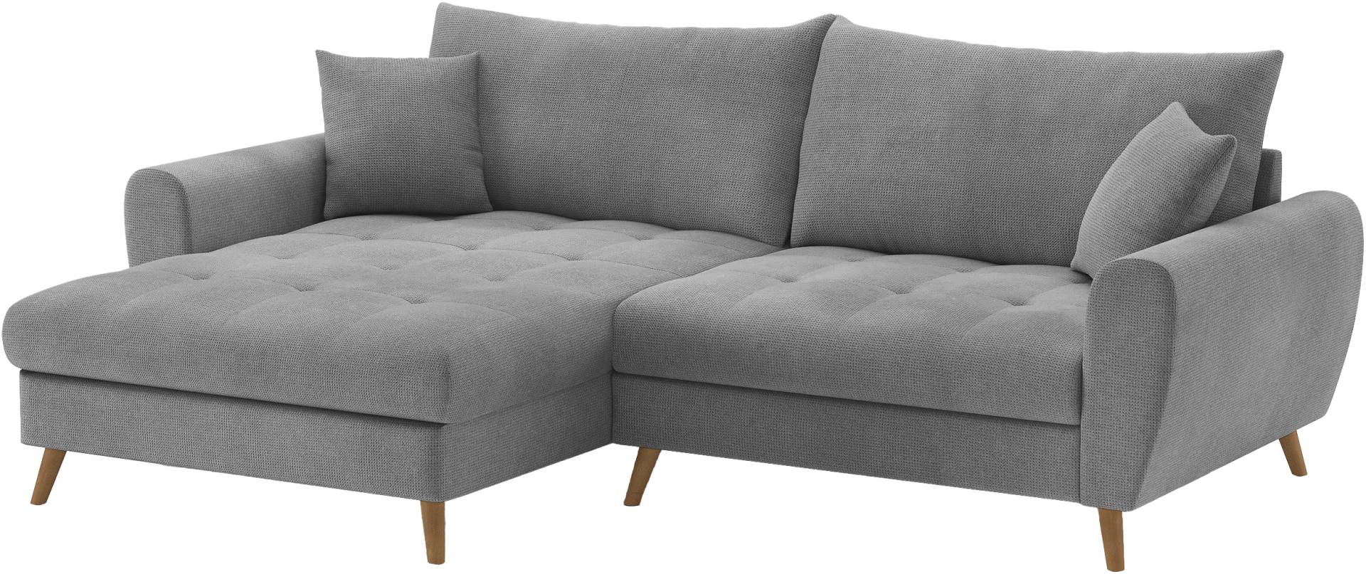 Mr. Couch Ecksofa »Blackburn II L-Form«, Wahlweise mit Kaltschaumpolsterung bis 140 kg belastbar von Mr. Couch