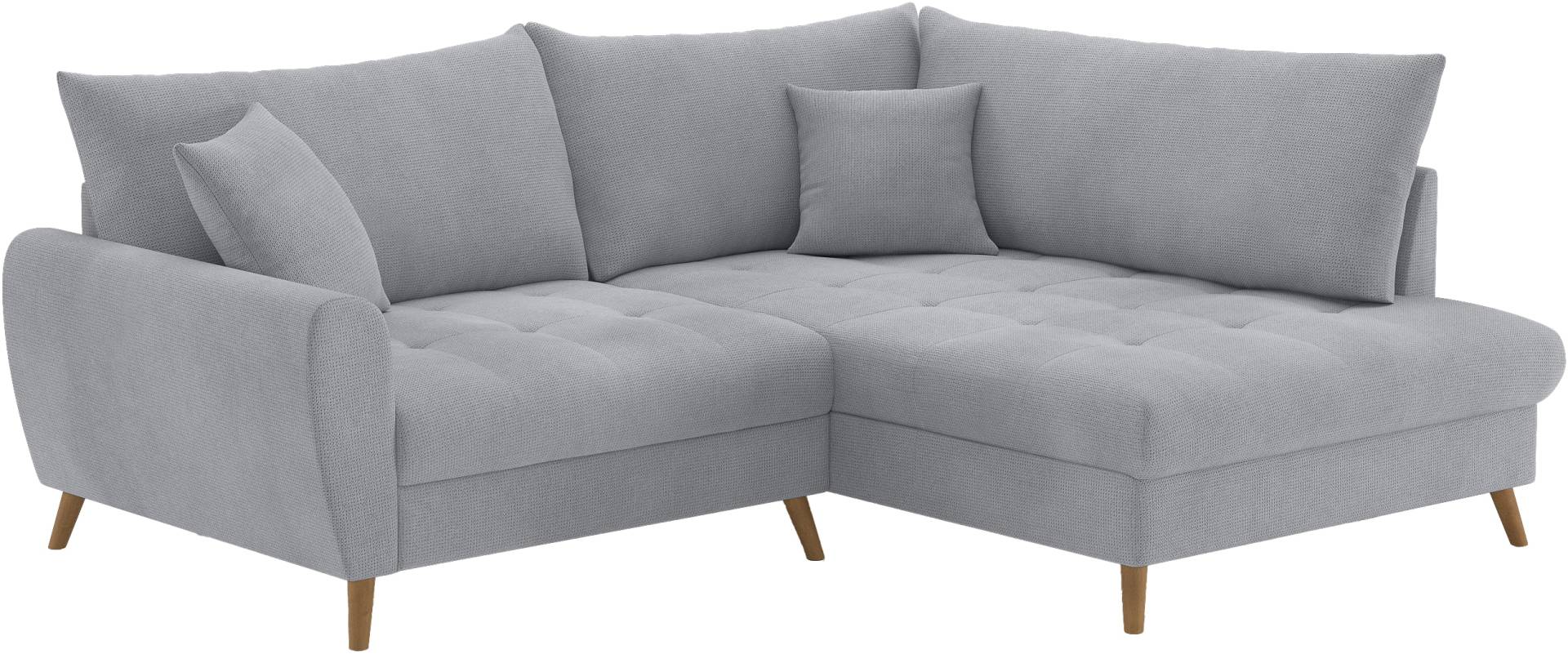 Mr. Couch Ecksofa »Blackburn II L-Form«, Wahlweise mit Kaltschaumpolsterung bis 140 kg belastbar von Mr. Couch