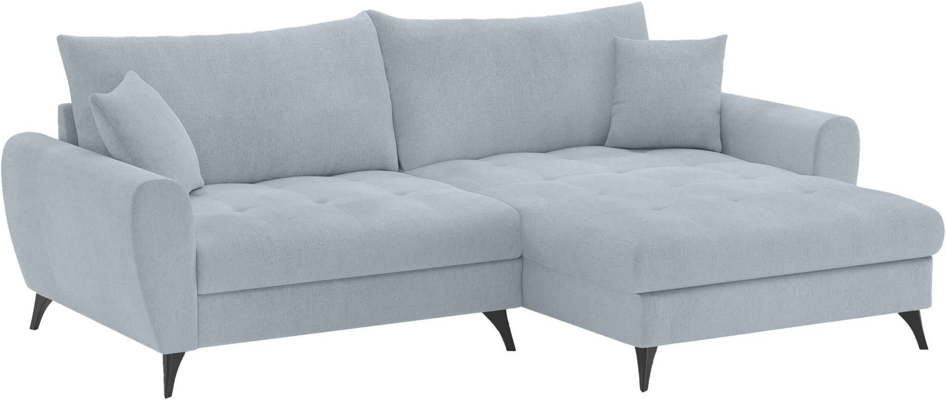 Mr. Couch Ecksofa »Blackburn II L-Form«, Wahlweise mit Kaltschaumpolsterung bis 140 kg belastbar von Mr. Couch
