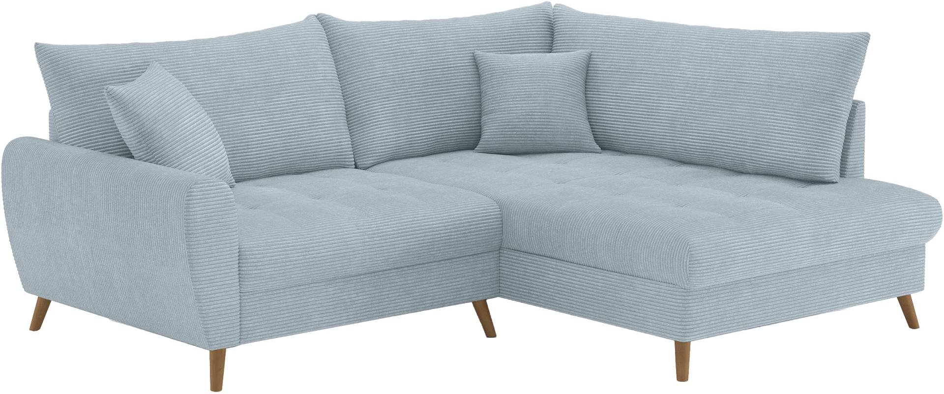 Mr. Couch Ecksofa »Blackburn II L-Form«, Wahlweise mit Kaltschaumpolsterung bis 140 kg belastbar von Mr. Couch