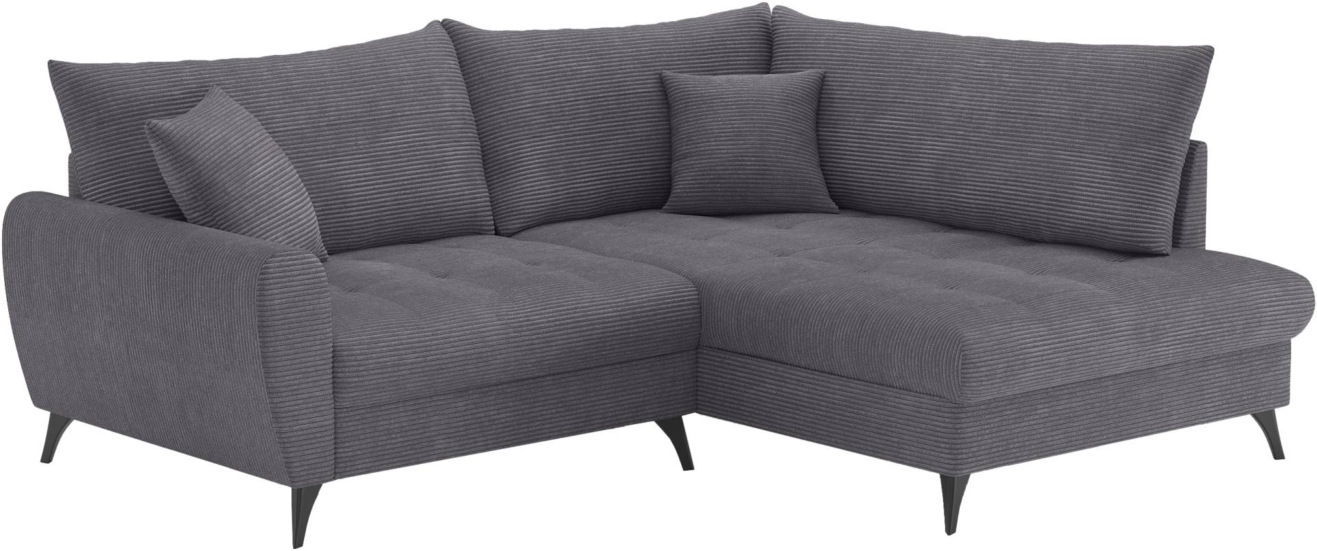 Mr. Couch Ecksofa »Blackburn II L-Form«, Wahlweise mit Kaltschaumpolsterung bis 140 kg belastbar von Mr. Couch