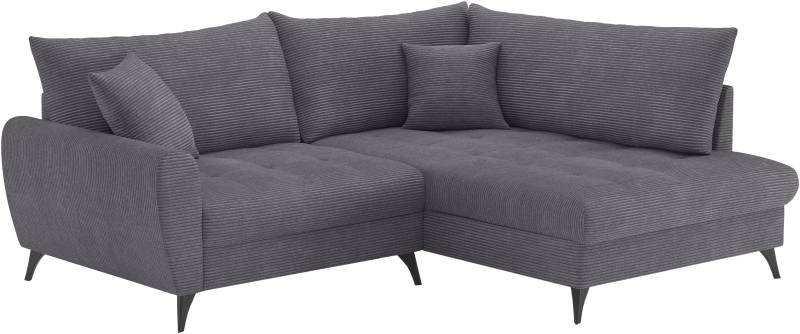 Mr. Couch Ecksofa »Blackburn II L-Form«, Wahlweise mit Kaltschaumpolsterung bis 140 kg belastbar von Mr. Couch