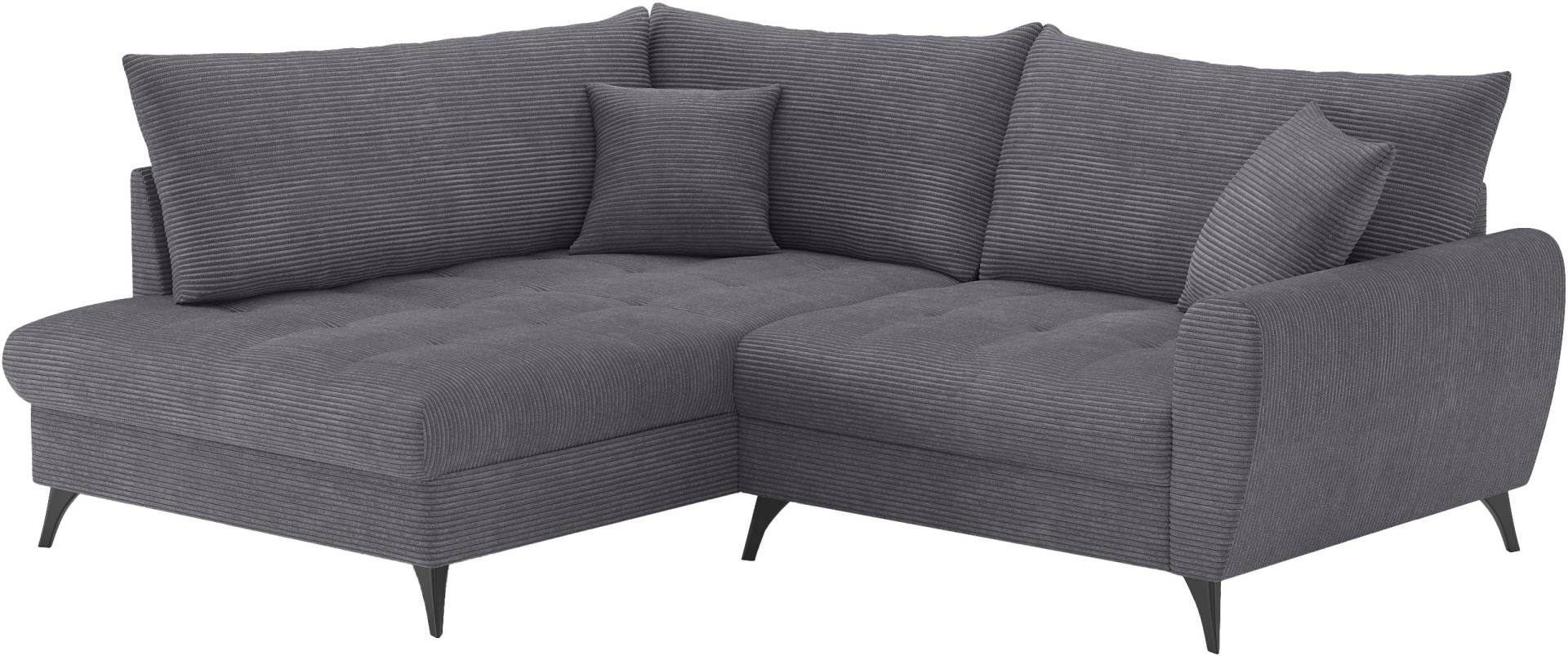 Mr. Couch Ecksofa »Blackburn II L-Form«, Wahlweise mit Kaltschaumpolsterung bis 140 kg belastbar von Mr. Couch