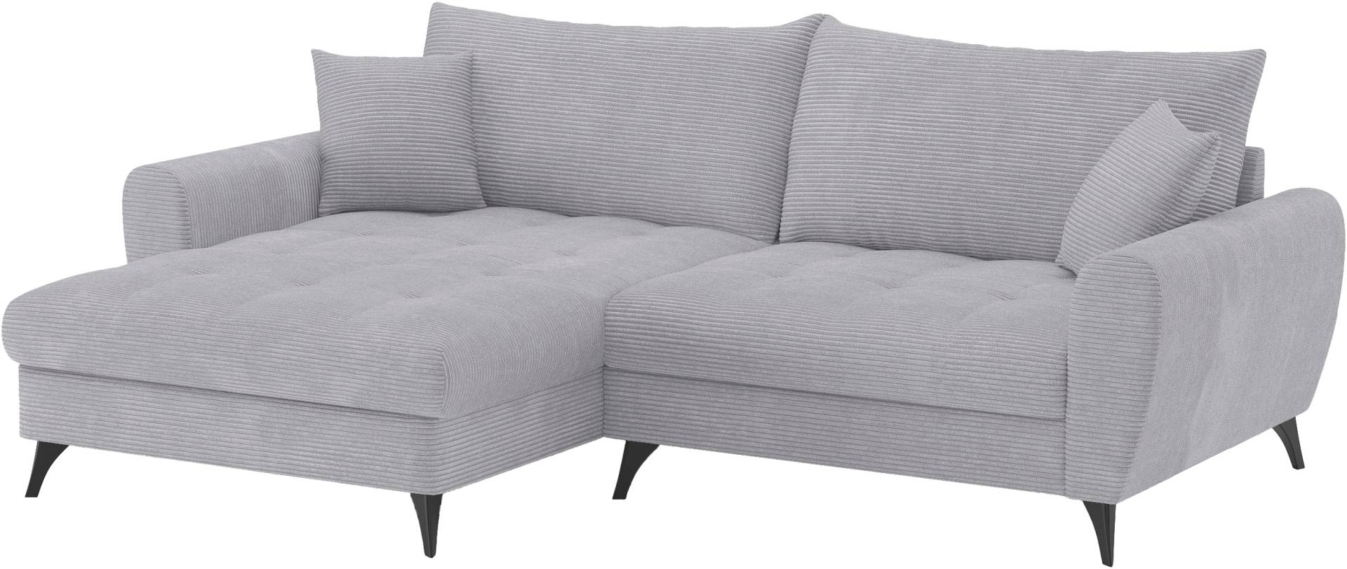 Mr. Couch Ecksofa »Blackburn II L-Form«, Wahlweise mit Kaltschaumpolsterung bis 140 kg belastbar von Mr. Couch
