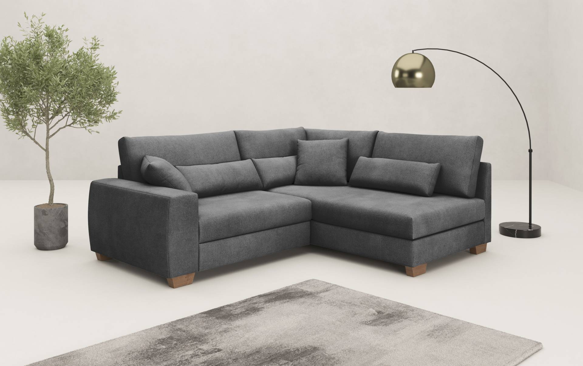 Mr. Couch Ecksofa »Helena L-Form, bis 140 kg belastbar«, mit Taschenfederkern, wahlweise mit Bettfunktion Mr. Couch Ecksofa »Helena L-Form, bis 140 kg belastbar«, mit Taschenfederkern, wahlweise mit Bettfunktion von Mr. Couch