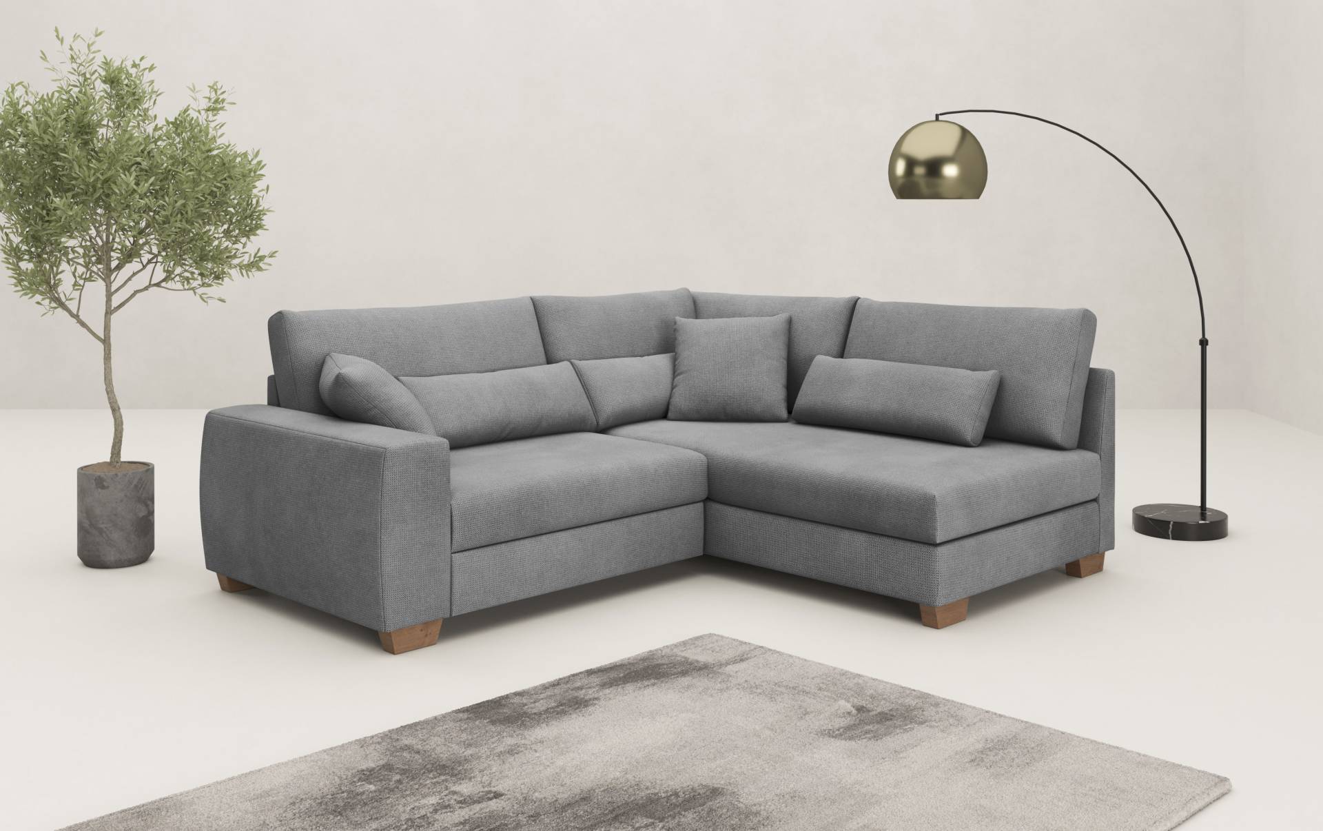 Mr. Couch Ecksofa »Helena L-Form, bis 140 kg belastbar«, mit Taschenfederkern, wahlweise mit Bettfunktion Mr. Couch Ecksofa »Helena L-Form, bis 140 kg belastbar«, mit Taschenfederkern, wahlweise mit Bettfunktion von Mr. Couch
