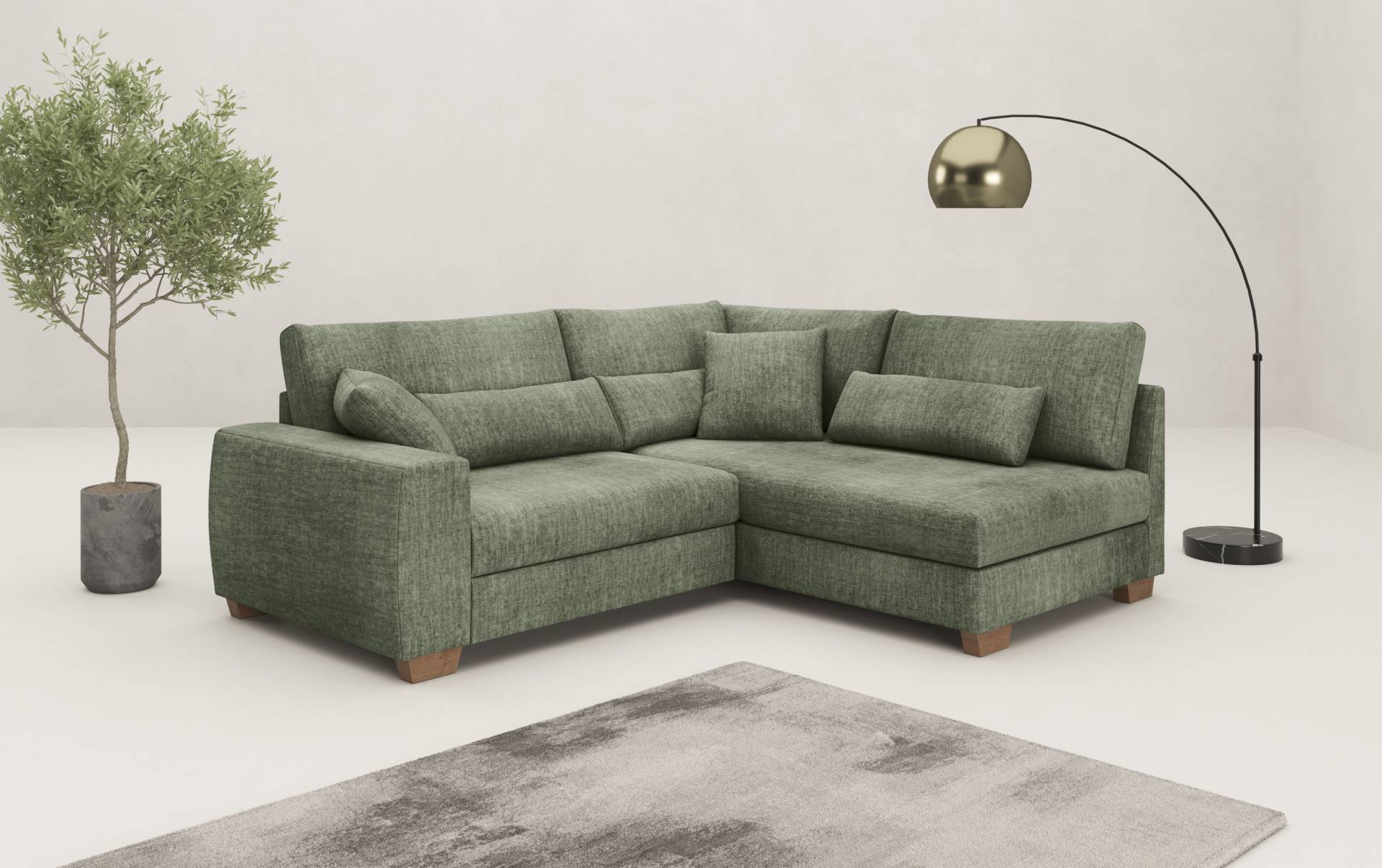 Mr. Couch Ecksofa »Helena L-Form«, Mit Federkern, wahlweise mit Bettfunktion und Taschenfederkern Mr. Couch Ecksofa »Helena L-Form«, Mit Federkern, wahlweise mit Bettfunktion und Taschenfederkern von Mr. Couch