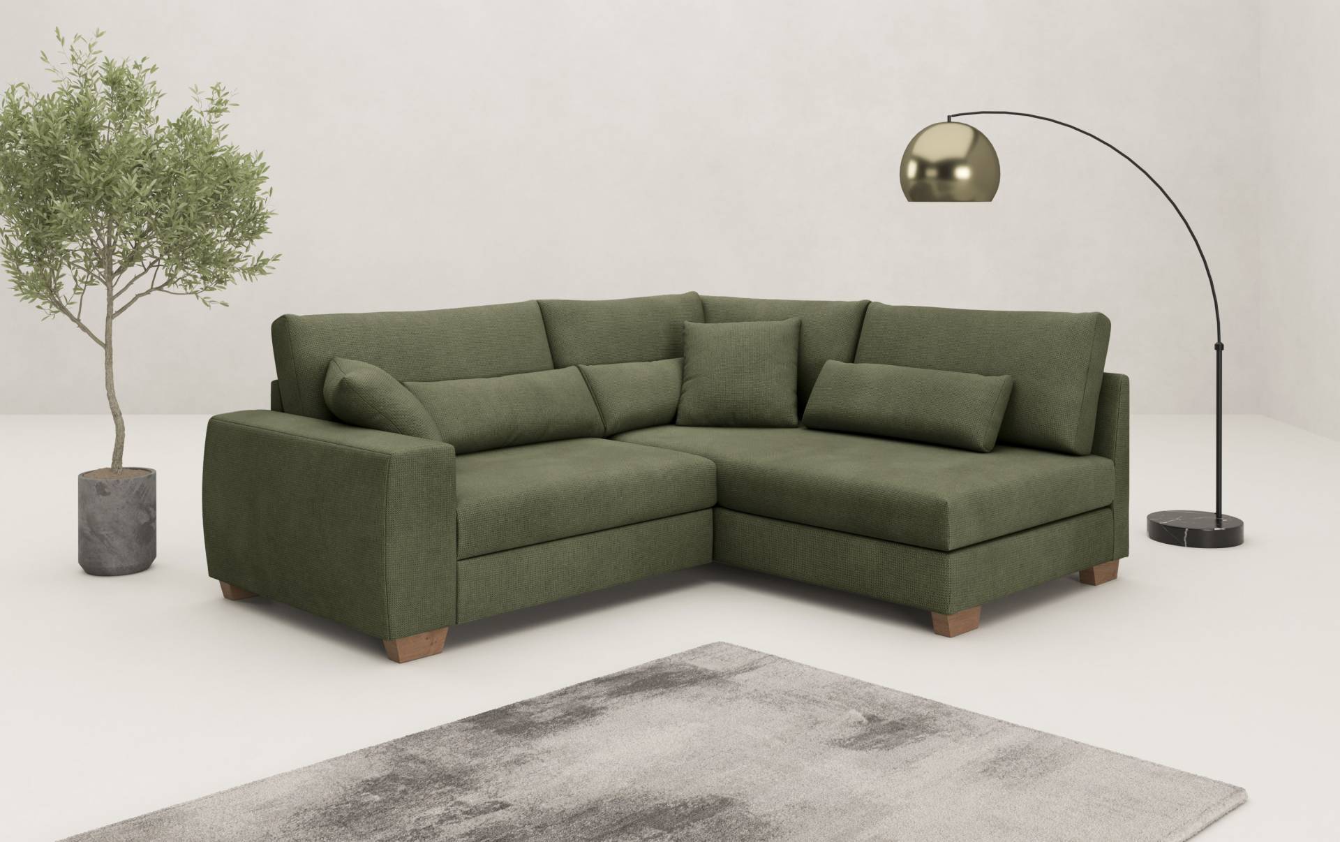 Mr. Couch Ecksofa »Helena L-Form«, Mit Federkern, wahlweise mit Bettfunktion und Taschenfederkern Mr. Couch Ecksofa »Helena L-Form«, Mit Federkern, wahlweise mit Bettfunktion und Taschenfederkern von Mr. Couch