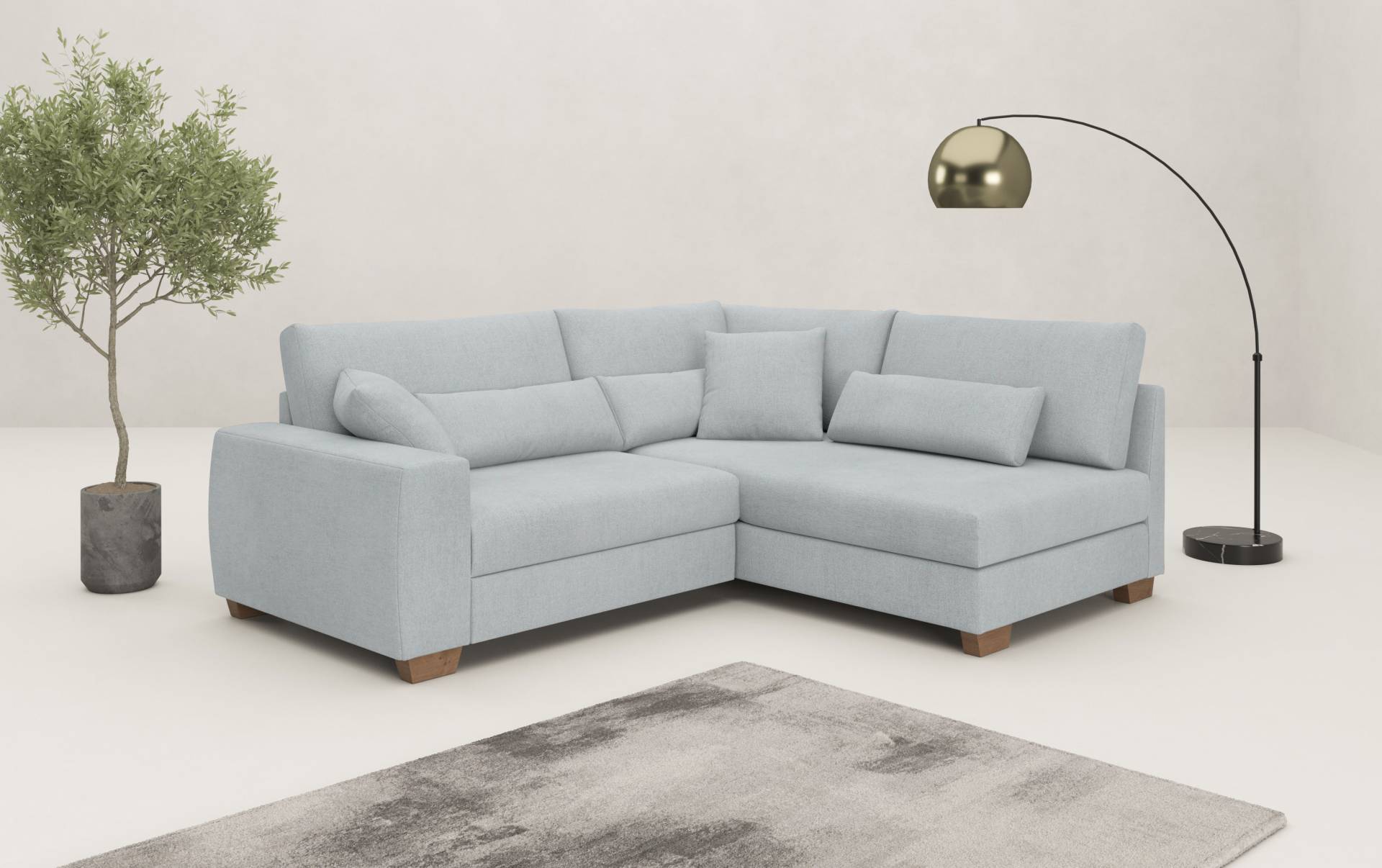 Mr. Couch Ecksofa »Helena L-Form«, Mit Federkern, wahlweise mit Bettfunktion und Taschenfederkern Mr. Couch Ecksofa »Helena L-Form«, Mit Federkern, wahlweise mit Bettfunktion und Taschenfederkern von Mr. Couch