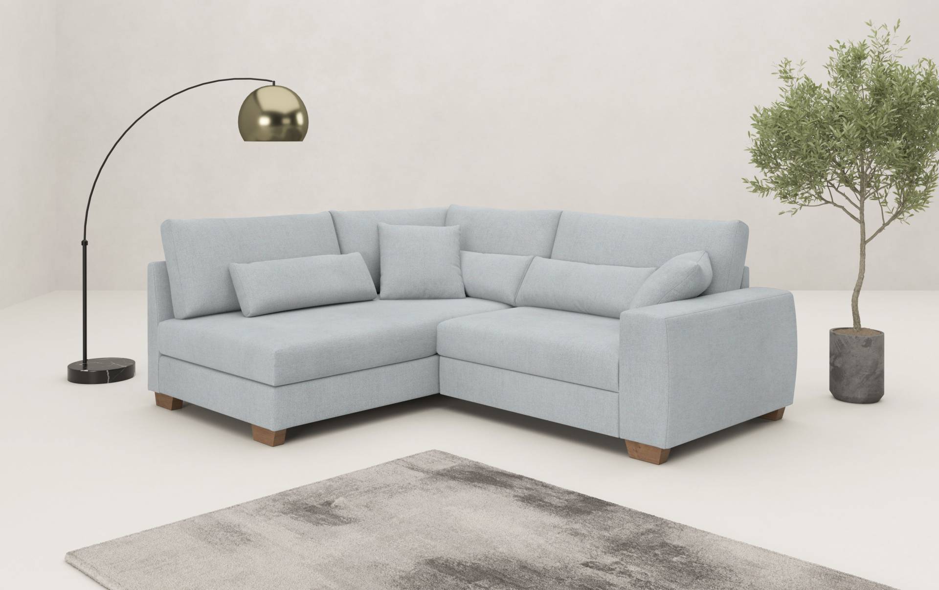 Mr. Couch Ecksofa »Helena L-Form«, Mit Federkern, wahlweise mit Bettfunktion und Taschenfederkern Mr. Couch Ecksofa »Helena L-Form«, Mit Federkern, wahlweise mit Bettfunktion und Taschenfederkern von Mr. Couch