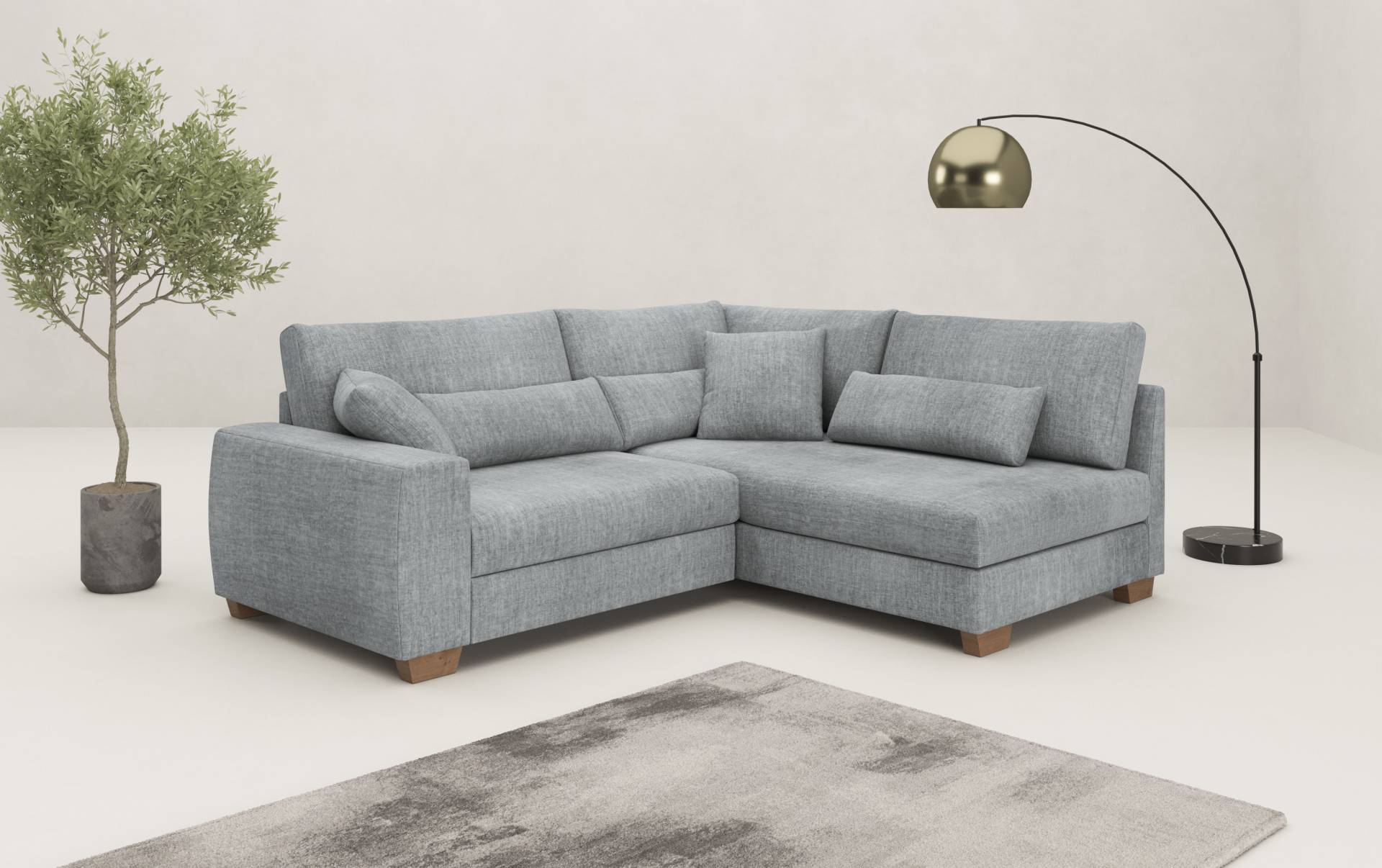 Mr. Couch Ecksofa »Helena L-Form«, Mit Federkern, wahlweise mit Bettfunktion und Taschenfederkern Mr. Couch Ecksofa »Helena L-Form«, Mit Federkern, wahlweise mit Bettfunktion und Taschenfederkern von Mr. Couch