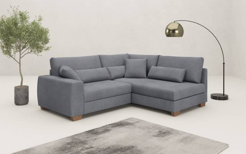 Mr. Couch Ecksofa »Helena L-Form«, Mit Federkern, wahlweise mit Bettfunktion und Taschenfederkern von Mr. Couch