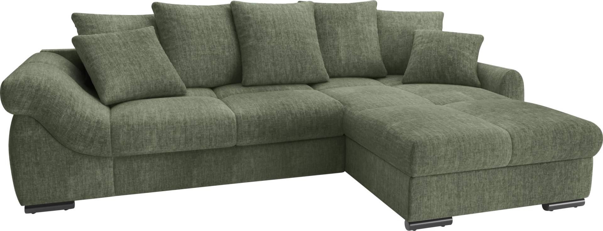Mr. Couch Ecksofa »Livorno DuraFlex L-Form«, inkl. Hochschläfer-Bettauszug, XL-Bettkasten weiss beschichtet von Mr. Couch