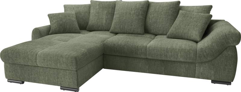 Mr. Couch Ecksofa »Livorno DuraFlex L-Form«, inkl. Hochschläfer-Bettauszug, XL-Bettkasten weiss beschichtet von Mr. Couch