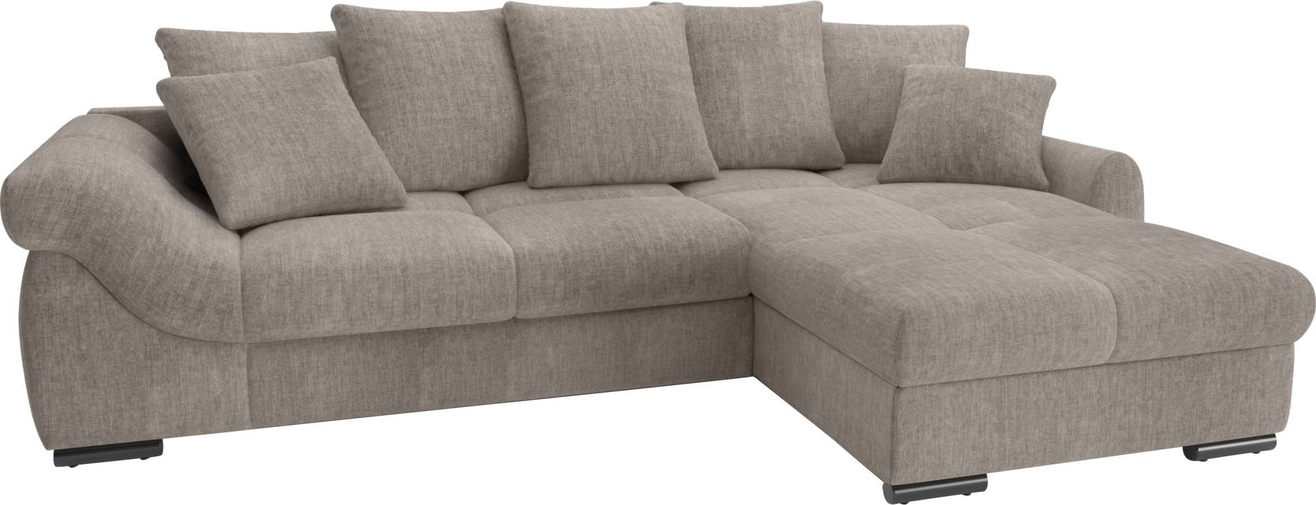 Mr. Couch Ecksofa »Livorno DuraFlex L-Form«, inkl. Hochschläfer-Bettauszug, XL-Bettkasten weiss beschichtet von Mr. Couch