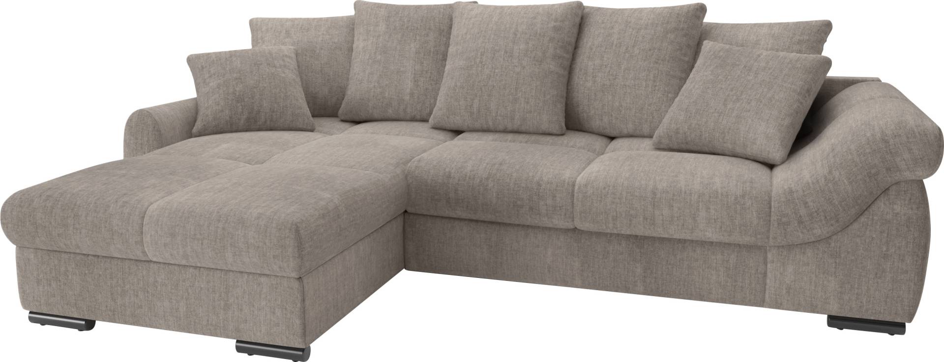 Mr. Couch Ecksofa »Livorno DuraFlex L-Form«, inkl. Hochschläfer-Bettauszug, XL-Bettkasten weiss beschichtet von Mr. Couch