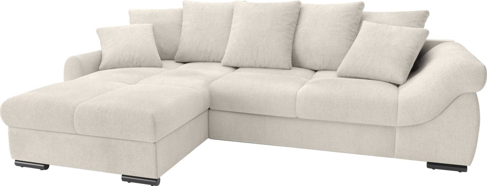 Mr. Couch Ecksofa »Livorno DuraFlex L-Form«, inkl. Hochschläfer-Bettauszug, XL-Bettkasten weiss beschichtet Mr. Couch Ecksofa »Livorno DuraFlex L-Form«, inkl. Hochschläfer-Bettauszug, XL-Bettkasten weiss beschichtet von Mr. Couch