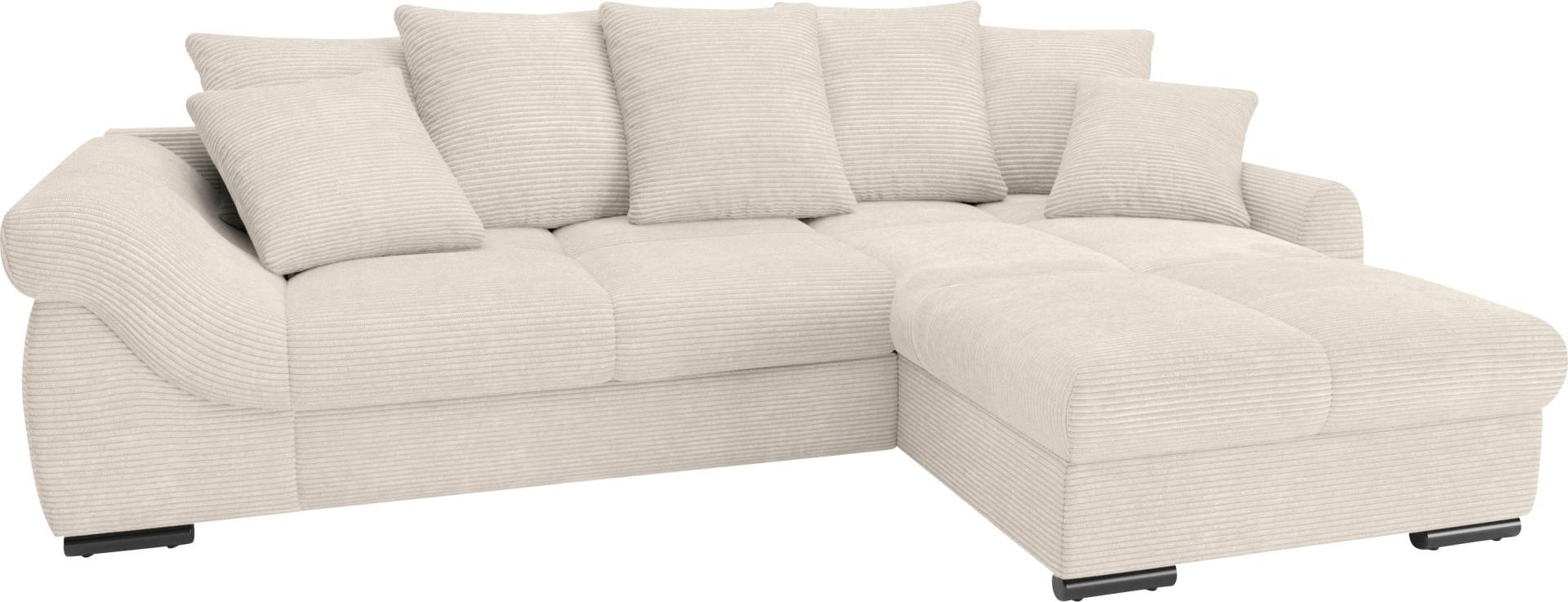 Mr. Couch Ecksofa »Livorno DuraFlex L-Form«, inkl. Hochschläfer-Bettauszug, XL-Bettkasten weiss beschichtet Mr. Couch Ecksofa »Livorno DuraFlex L-Form«, inkl. Hochschläfer-Bettauszug, XL-Bettkasten weiss beschichtet von Mr. Couch