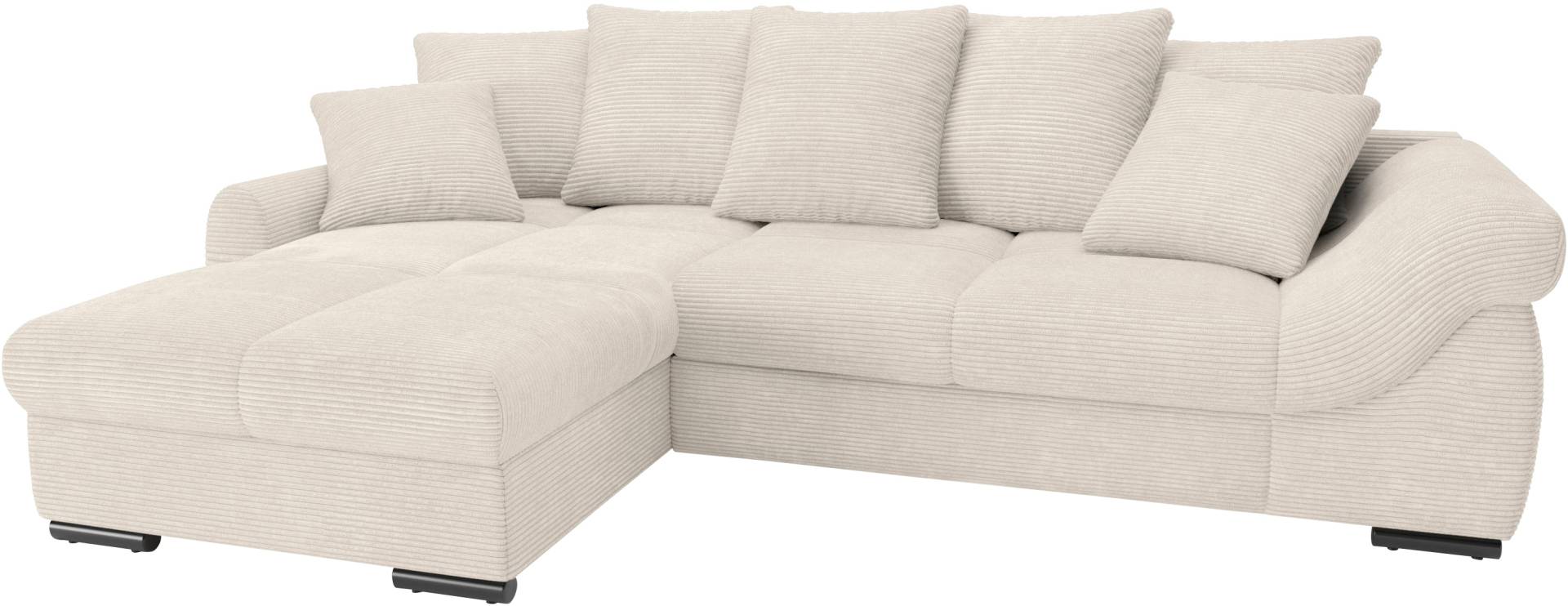 Mr. Couch Ecksofa »Livorno L-Form«, inkl. Hochschläfer-Bettauszug, XL-Bettkasten weiss beschichtet Mr. Couch Ecksofa »Livorno L-Form«, inkl. Hochschläfer-Bettauszug, XL-Bettkasten weiss beschichtet von Mr. Couch