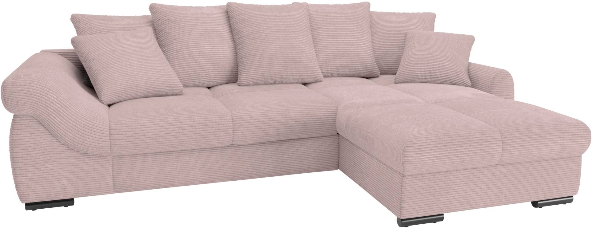 Mr. Couch Ecksofa »Livorno L-Form«, inkl. Hochschläfer-Bettauszug, XL-Bettkasten weiss beschichtet Mr. Couch Ecksofa »Livorno L-Form«, inkl. Hochschläfer-Bettauszug, XL-Bettkasten weiss beschichtet von Mr. Couch