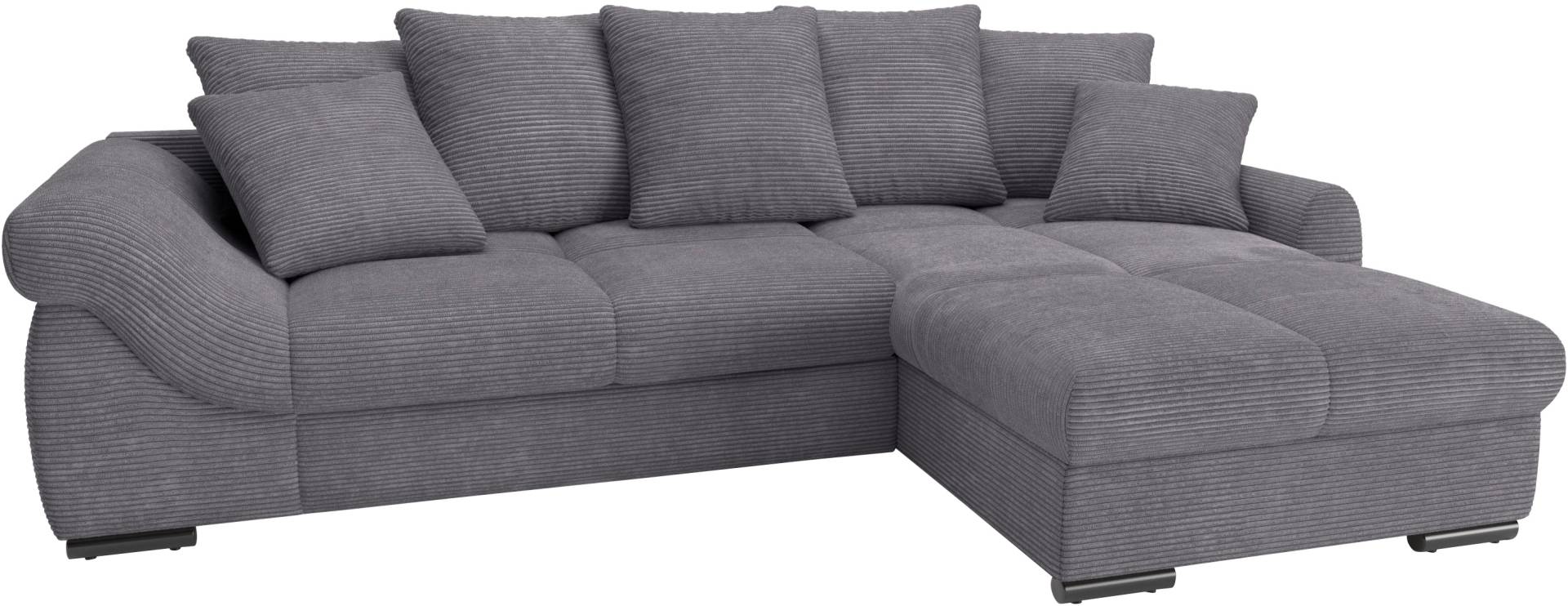 Mr. Couch Ecksofa »Livorno L-Form«, inkl. Hochschläfer-Bettauszug, XL-Bettkasten weiss beschichtet von Mr. Couch