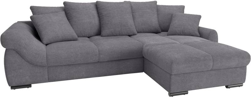 Mr. Couch Ecksofa »Livorno L-Form«, inkl. Hochschläfer-Bettauszug, XL-Bettkasten weiss beschichtet von Mr. Couch