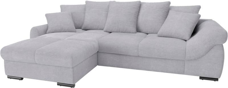 Mr. Couch Ecksofa »Livorno L-Form«, inkl. Hochschläfer-Bettauszug, XL-Bettkasten weiss beschichtet von Mr. Couch