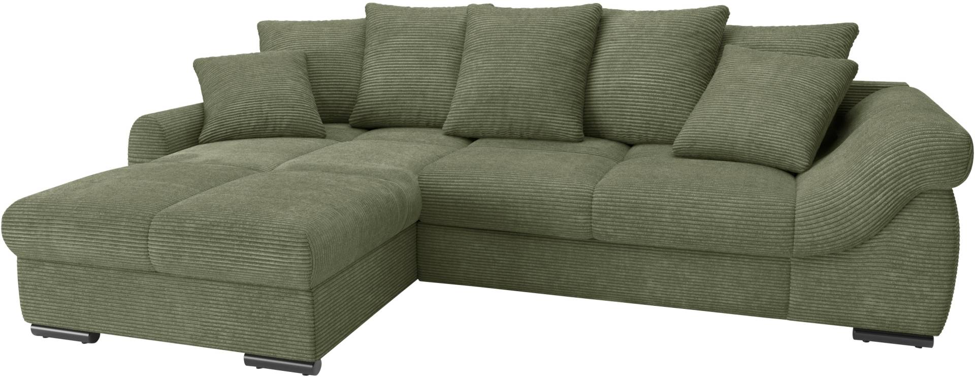 Mr. Couch Ecksofa »Livorno L-Form«, inkl. Hochschläfer-Bettauszug, XL-Bettkasten weiss beschichtet Mr. Couch Ecksofa »Livorno L-Form«, inkl. Hochschläfer-Bettauszug, XL-Bettkasten weiss beschichtet von Mr. Couch
