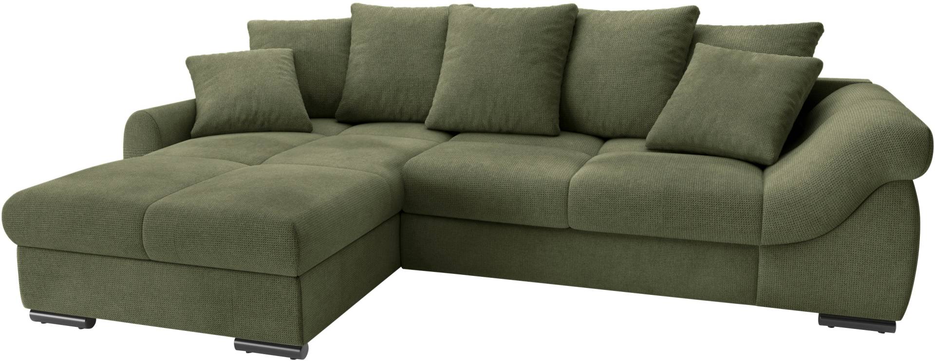 Mr. Couch Ecksofa »Livorno L-Form«, inkl. Hochschläfer-Bettauszug, XL-Bettkasten weiss beschichtet Mr. Couch Ecksofa »Livorno L-Form«, inkl. Hochschläfer-Bettauszug, XL-Bettkasten weiss beschichtet von Mr. Couch