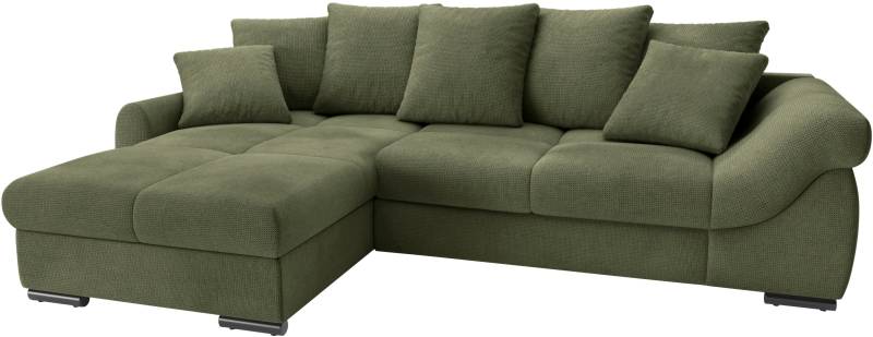 Mr. Couch Ecksofa »Livorno L-Form«, inkl. Hochschläfer-Bettauszug, XL-Bettkasten weiss beschichtet von Mr. Couch