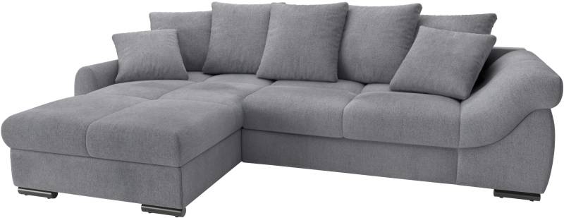 Mr. Couch Ecksofa »Livorno L-Form«, inkl. Hochschläfer-Bettauszug, XL-Bettkasten weiss beschichtet von Mr. Couch