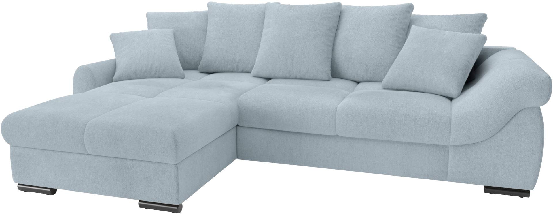 Mr. Couch Ecksofa »Livorno L-Form«, inkl. Hochschläfer-Bettauszug, XL-Bettkasten weiss beschichtet von Mr. Couch