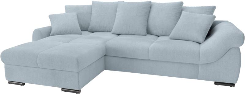 Mr. Couch Ecksofa »Livorno L-Form«, inkl. Hochschläfer-Bettauszug, XL-Bettkasten weiss beschichtet von Mr. Couch