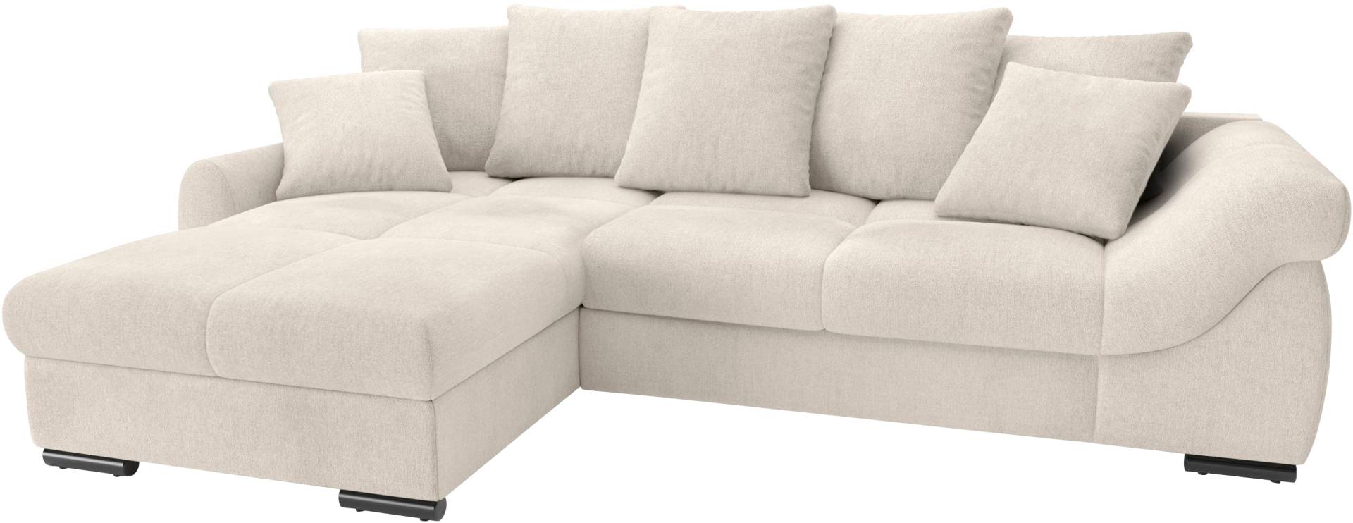 Mr. Couch Ecksofa »Livorno L-Form«, inkl. Hochschläfer-Bettauszug, XL-Bettkasten weiss beschichtet Mr. Couch Ecksofa »Livorno L-Form«, inkl. Hochschläfer-Bettauszug, XL-Bettkasten weiss beschichtet von Mr. Couch