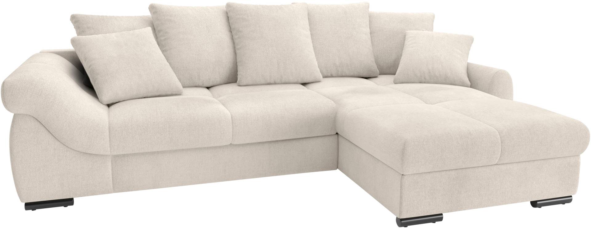 Mr. Couch Ecksofa »Livorno L-Form«, inkl. Hochschläfer-Bettauszug, XL-Bettkasten weiss beschichtet Mr. Couch Ecksofa »Livorno L-Form«, inkl. Hochschläfer-Bettauszug, XL-Bettkasten weiss beschichtet von Mr. Couch