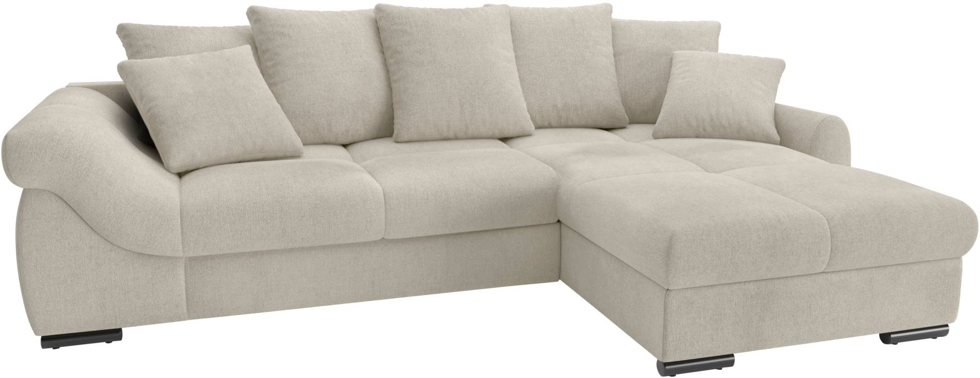Mr. Couch Ecksofa »Livorno L-Form«, inkl. Hochschläfer-Bettauszug, XL-Bettkasten weiss beschichtet von Mr. Couch
