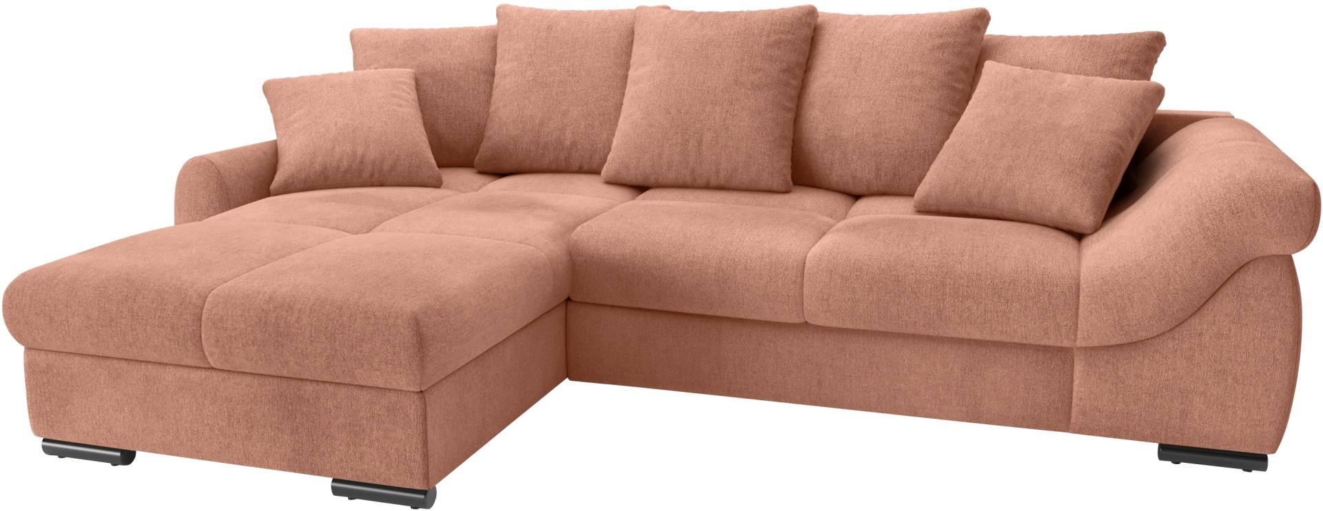 Mr. Couch Ecksofa »Livorno L-Form«, inkl. Hochschläfer-Bettauszug, XL-Bettkasten weiss beschichtet Mr. Couch Ecksofa »Livorno L-Form«, inkl. Hochschläfer-Bettauszug, XL-Bettkasten weiss beschichtet von Mr. Couch