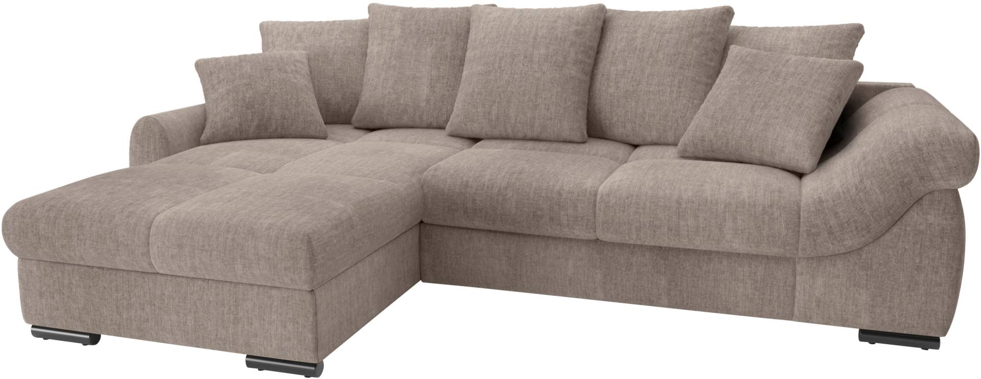 Mr. Couch Ecksofa »Livorno L-Form«, inkl. Hochschläfer-Bettauszug, XL-Bettkasten weiss beschichtet von Mr. Couch