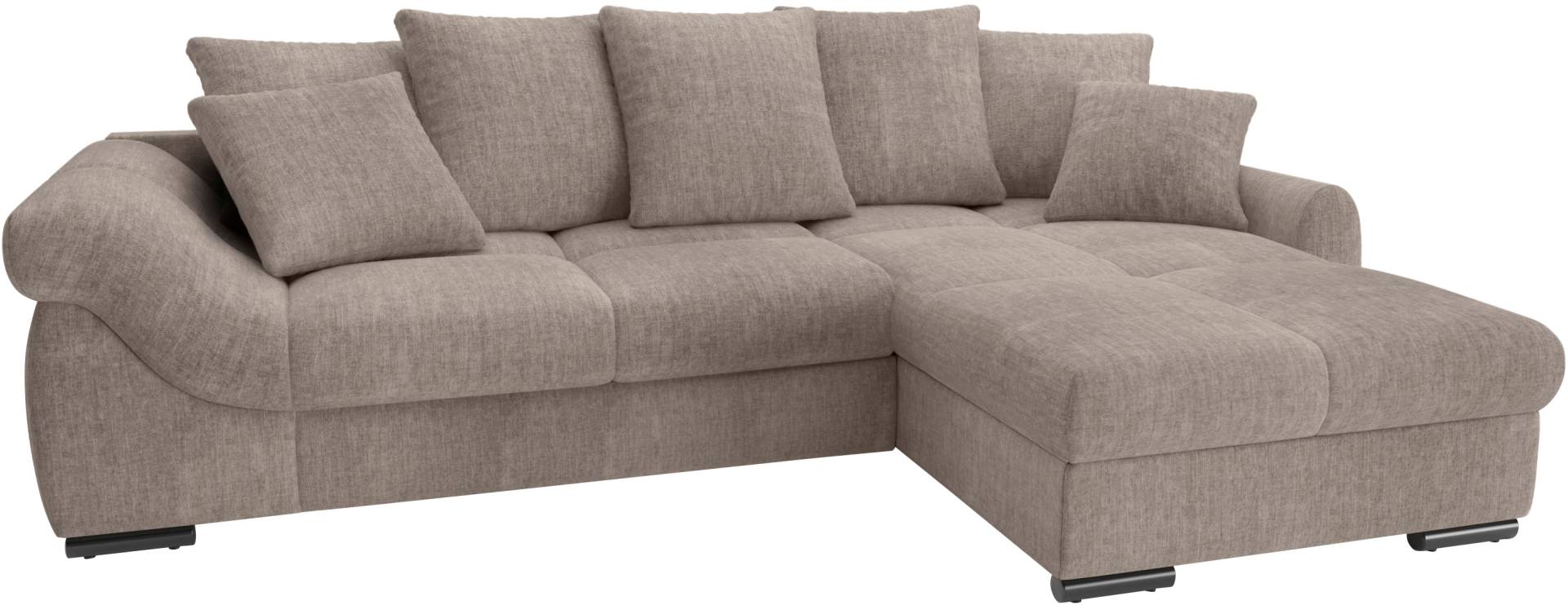 Mr. Couch Ecksofa »Livorno L-Form«, inkl. Hochschläfer-Bettauszug, XL-Bettkasten weiss beschichtet von Mr. Couch