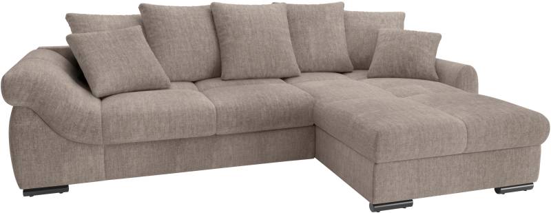 Mr. Couch Ecksofa »Livorno L-Form«, inkl. Hochschläfer-Bettauszug, XL-Bettkasten weiss beschichtet von Mr. Couch