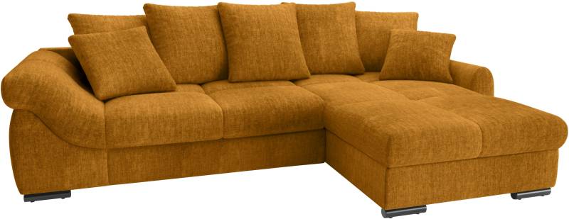 Mr. Couch Ecksofa »Livorno L-Form«, inkl. Hochschläfer-Bettauszug, XL-Bettkasten weiss beschichtet von Mr. Couch