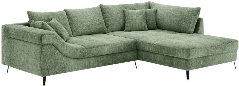 Mr. Couch Ecksofa »Portofino, L-Form«, Mit Kaltschaumpolsterung, bis 140 kg belastbar von Mr. Couch
