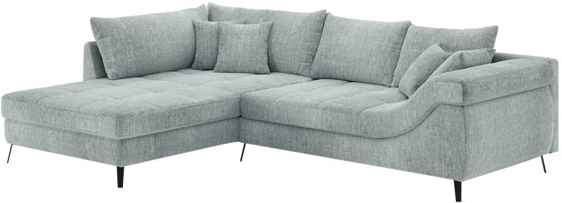 Mr. Couch Ecksofa »Portofino, L-Form«, Mit Kaltschaumpolsterung, bis 140 kg belastbar von Mr. Couch