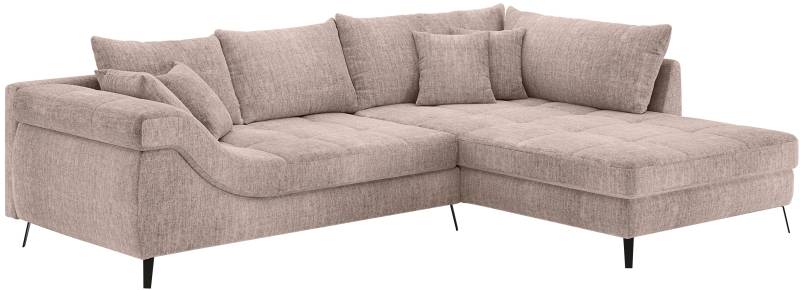 Mr. Couch Ecksofa »Portofino, L-Form«, Mit Kaltschaumpolsterung, bis 140 kg belastbar von Mr. Couch