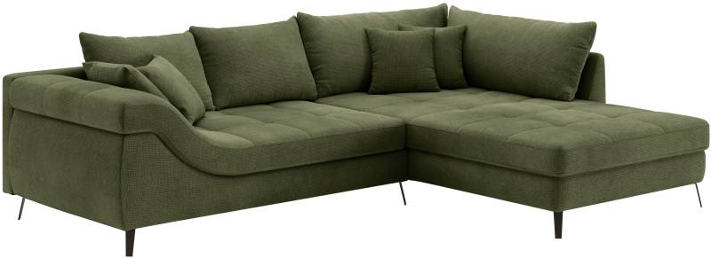 Mr. Couch Ecksofa »Portofino, L-Form«, Mit Kaltschaumpolsterung, bis 140 kg belastbar von Mr. Couch