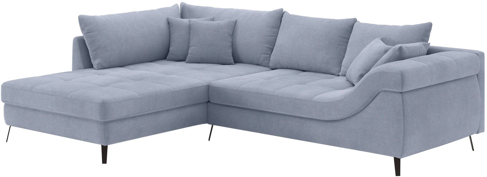 Mr. Couch Ecksofa »Portofino, L-Form«, Mit Kaltschaumpolsterung, bis 140 kg belastbar von Mr. Couch